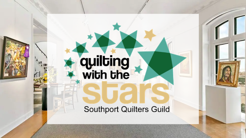 Quilting with the Stars at the Anderson Arts Center Gallery, in Kenosha, Wisconsin.